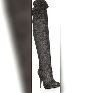 Thalia sodi sparkly thigh highs